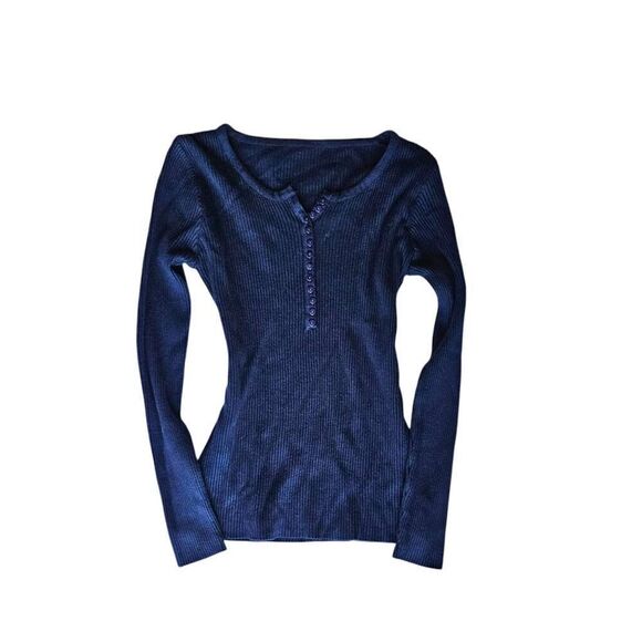 y2k minimalist fitted henley - Picture 6 of 6